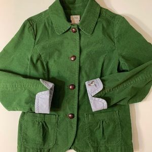 LL Bean Corduroy blazer jacket w/ duck embroidery